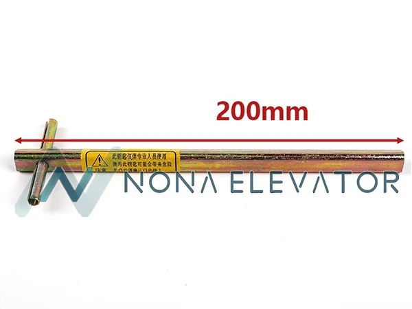 Elevator Extended Triangular Key 200mm for elevator triangular door lock