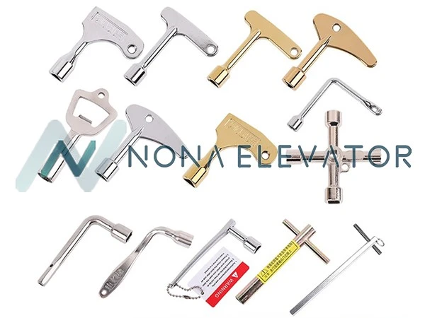 Iron Elevator Extended Triangular Key extended shaft elevator spare part for elevator emergency rescue Iron Elevator Extended Triangular Key extended shaft elevator spare part for elevator emergency rescue