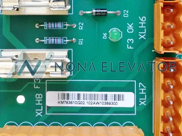 KONE Elevator Safety Circuit Board KM763610G01 KM763610G02 LCE230 board OP-230 board PCB components detail KONE Elevator Safety Circuit Board KM763610G01 KM763610G02 LCE230 board OP-230 board PCB components detail